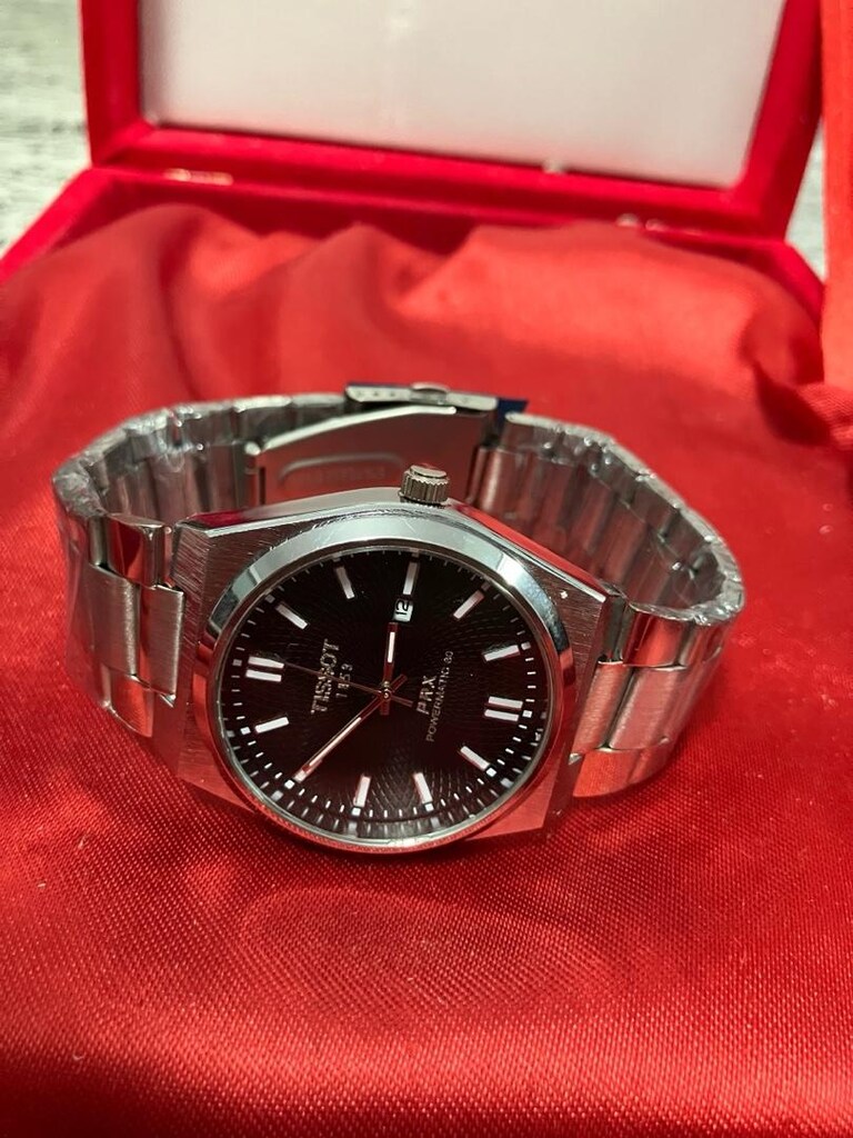 Tissot PRX Powermatic 80 Siyah Çelik Saat … - 4