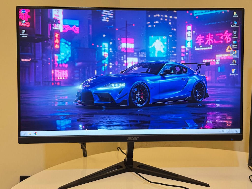 ACER 165 HZ MONİTÖR RX570 8 GB KUTULU FULL SİSTEM GARANTİLİ - 8