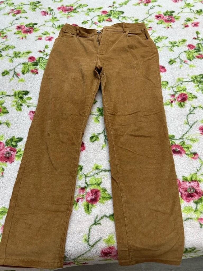 Xl beden kadın kadıfe pantolonu düz paça - 4