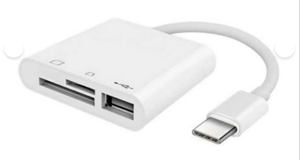 Type C To SD Micro SD TF Kart Okuyucu ve USB Çevirici 3 in 1 Dönüştürü - 5
