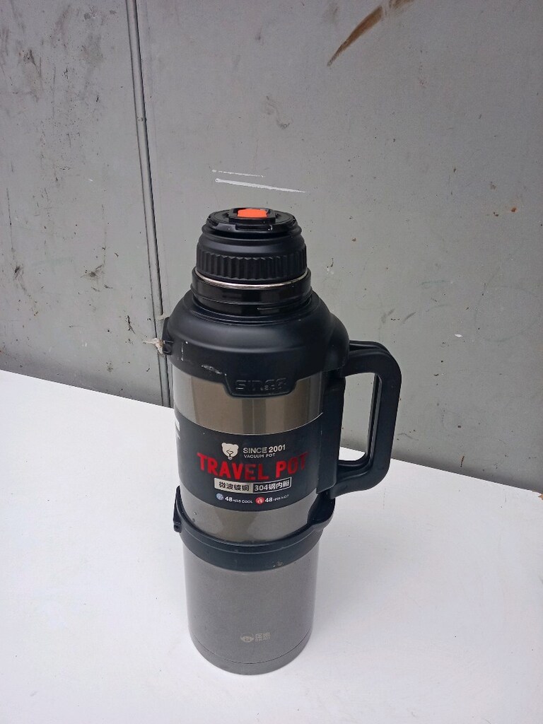krom paslanmaz termos 4litre - 2