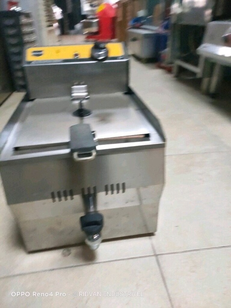 10 litrelik fritöz patates kızartma makinesi fritöz makinası firitöz - 9