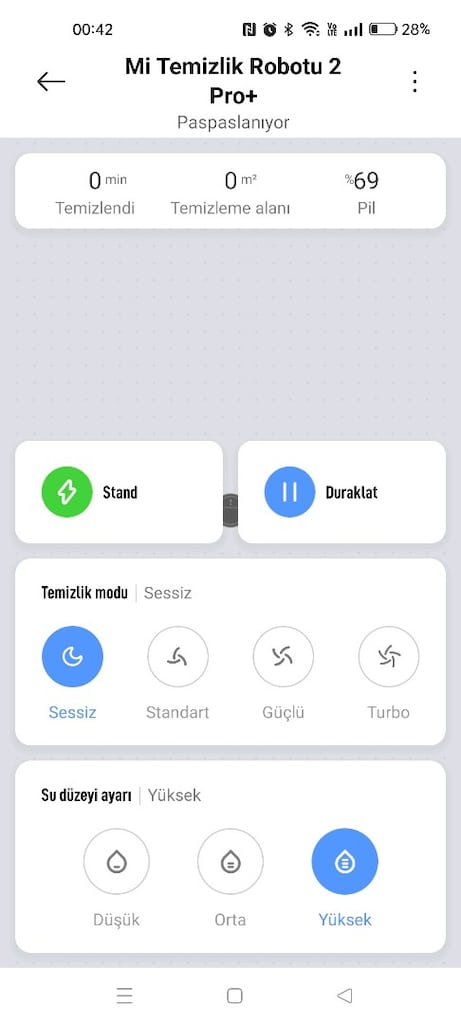 Mi Robot Vacuum-Mop 2 Pro+ temizlik robotu ürün tertemiz bataryası ço - 16
