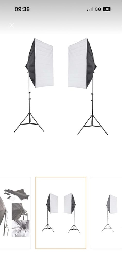 DP 50x70 Soft Box 2li Işık Seti - 3