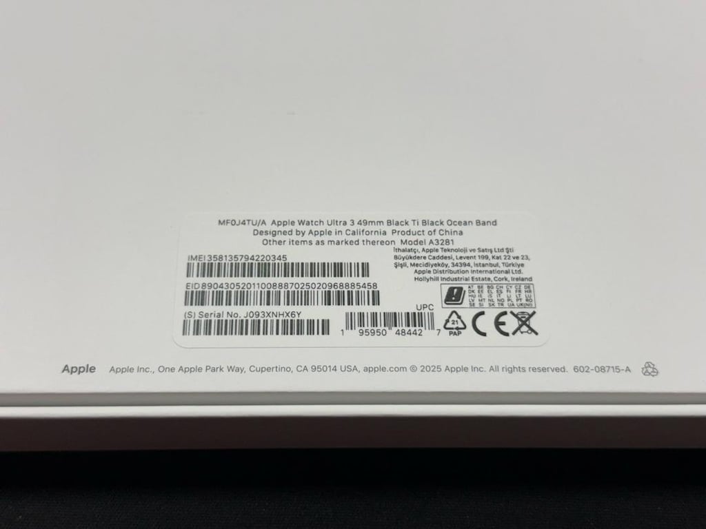 Apple Watch Ultra 3 GPS + Cellular Faturalı Garantili - 15