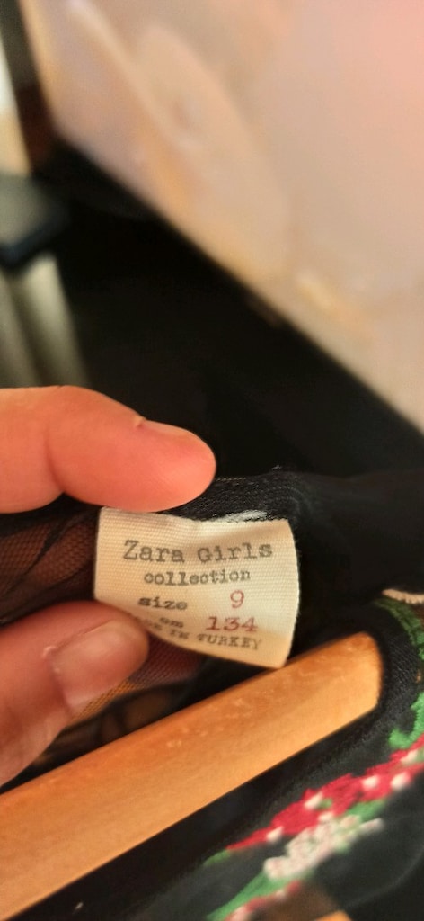 zara 8/9 yaş işlemeli bluz - 6