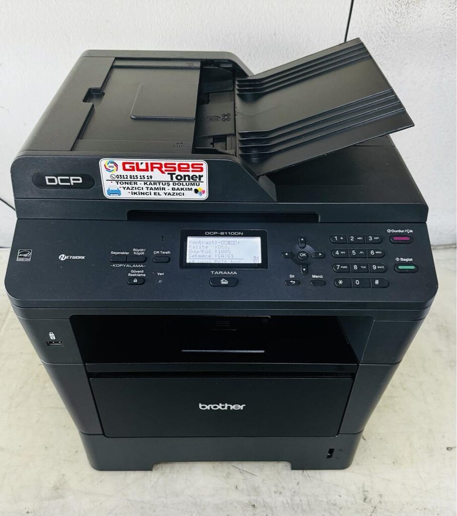 Yazıcı Brother 8110DN Fotokopi Tarayıcı Çift Taraflı Ekonomik - 3