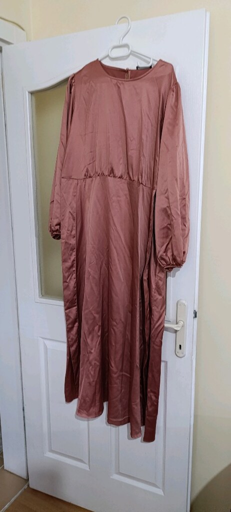 Saten Elbise XL Beden - 5