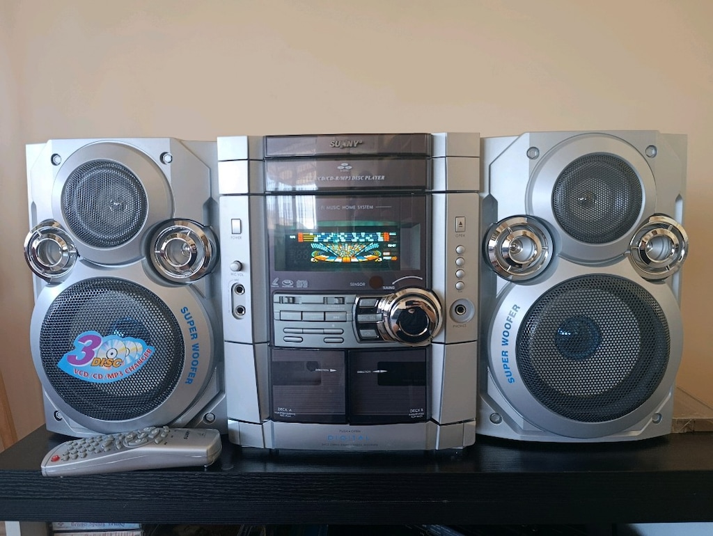 SUNNY Hİ-Fİ MÜZİK SİSTEMİ KASETÇALAR RADYO KUTULU TAM TAKIM - 6
