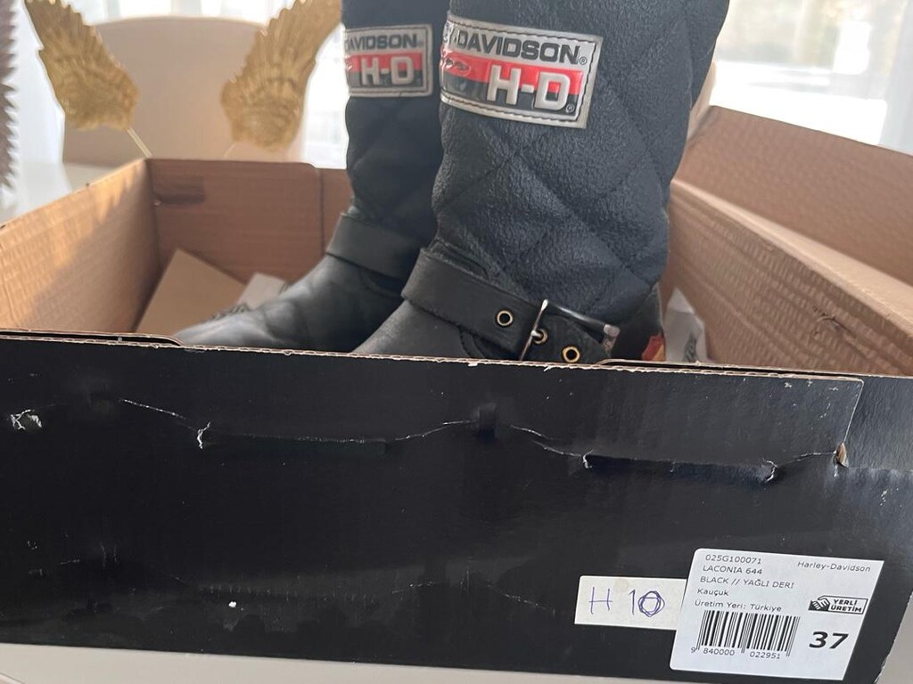 Harley Davıdson Motorcu Çizmesi -37 Numara - 3