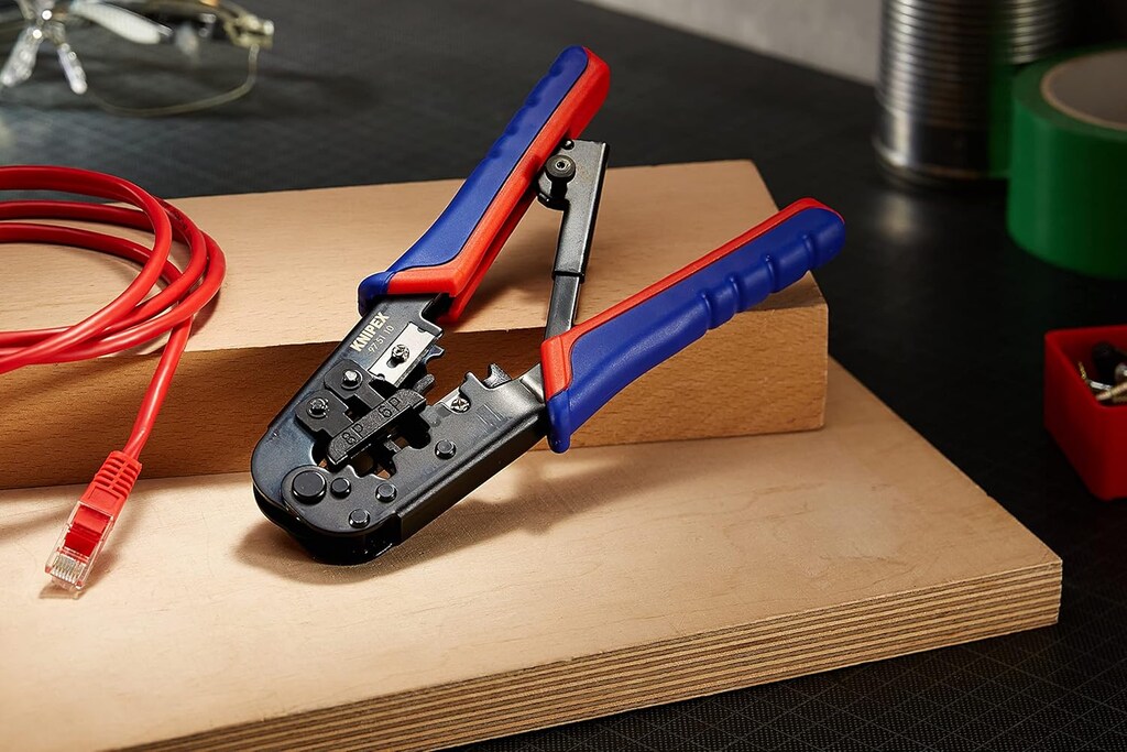 Knipex 97 51 10 RJ11 Telefon ve RJ45 Konnektörler için Sıkma Pensesi - 2