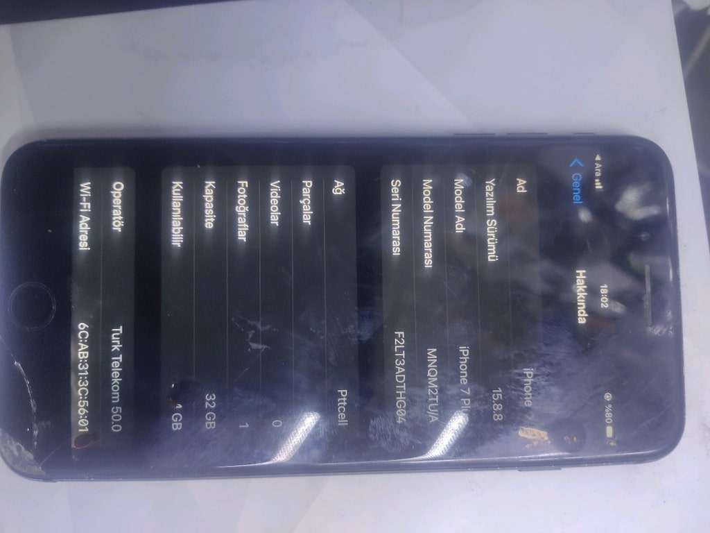 tuşlu telefonlardan ucuz hemde iPhone 7 plus 32 GB kullanımda alicilar - 2