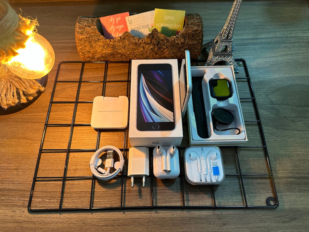 FULL AKSESUARLI İPHONE SE 2.NESİL WHİTE - 6