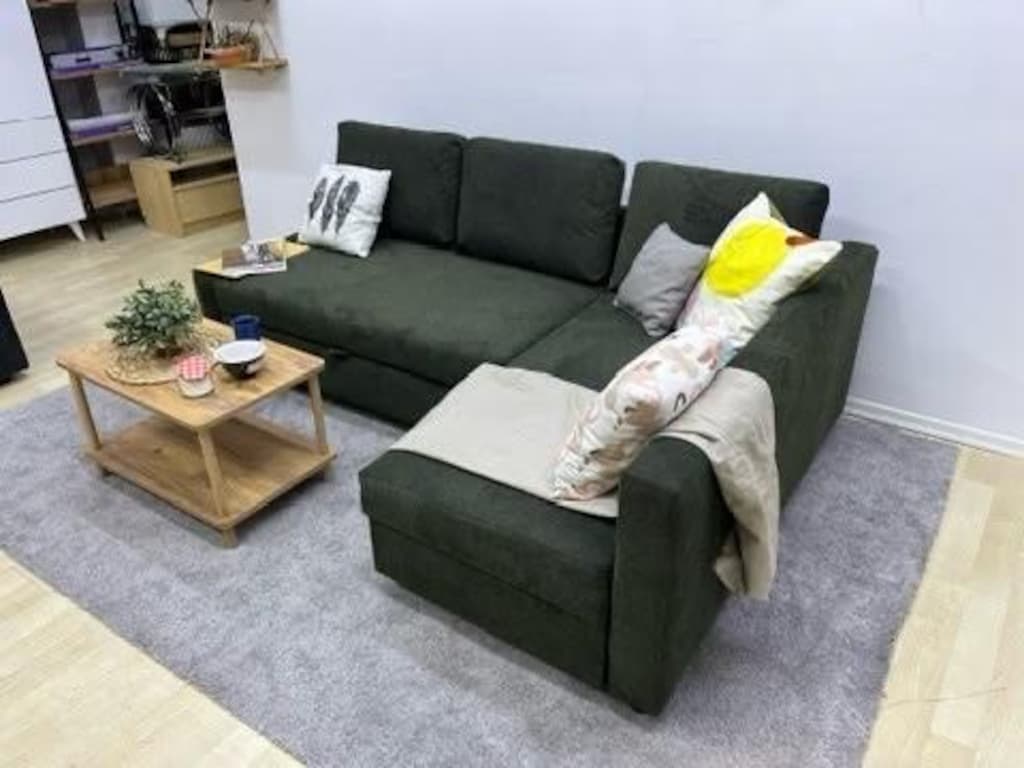IKEA FRİHETEN SIFIR KAPLAMA YATAKLI BAZALI L KÖŞE KOLTUK KANEPE - 3