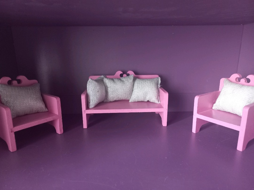 barbie bebek evi (ahşap) - 8