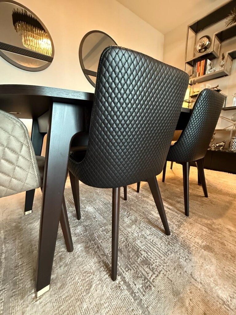 Enza Home Navona Özel Sandalyeli Premium Yemek Takımı - 9