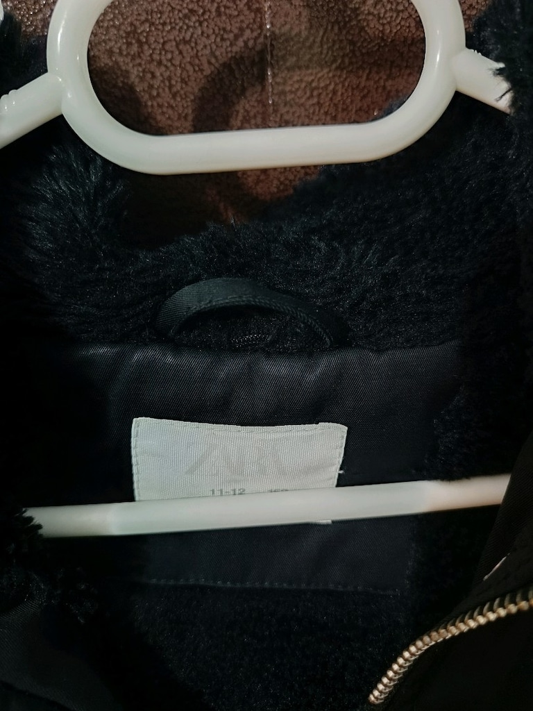 orijinal Zara 11-12 yaş kız çocuk mont siyah renk - 3