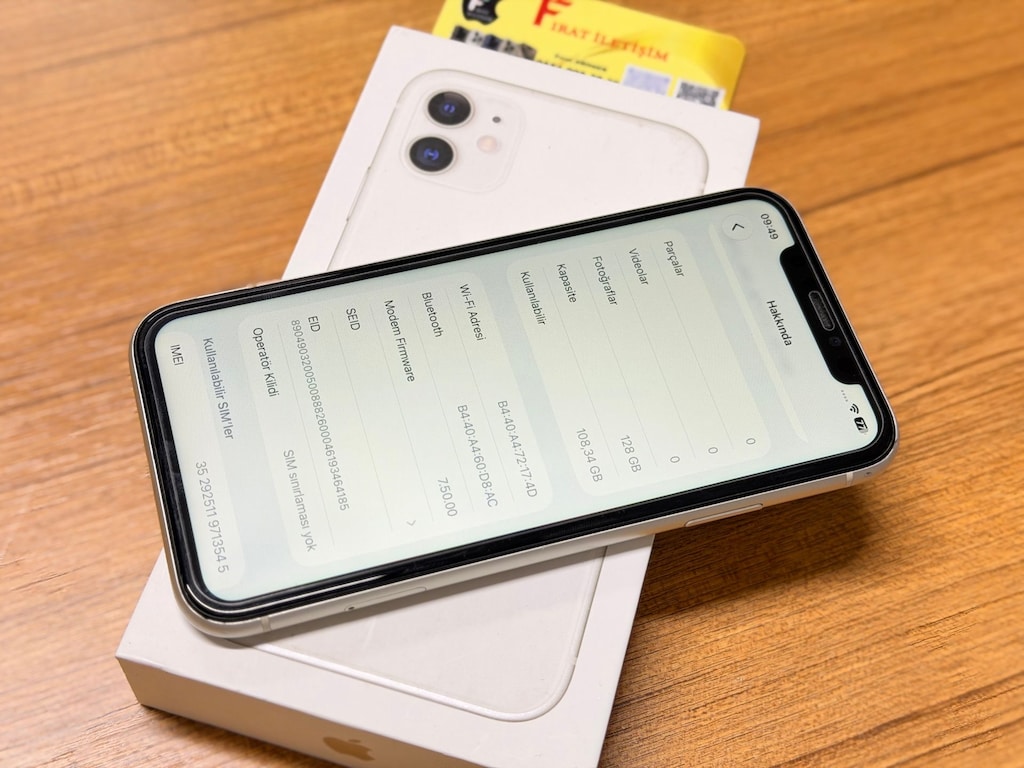 TR 128GB APPLE İPHONE 11 PİL%100 TERTEMİZ EN İYİ FİYATA SİZLERLE - 8