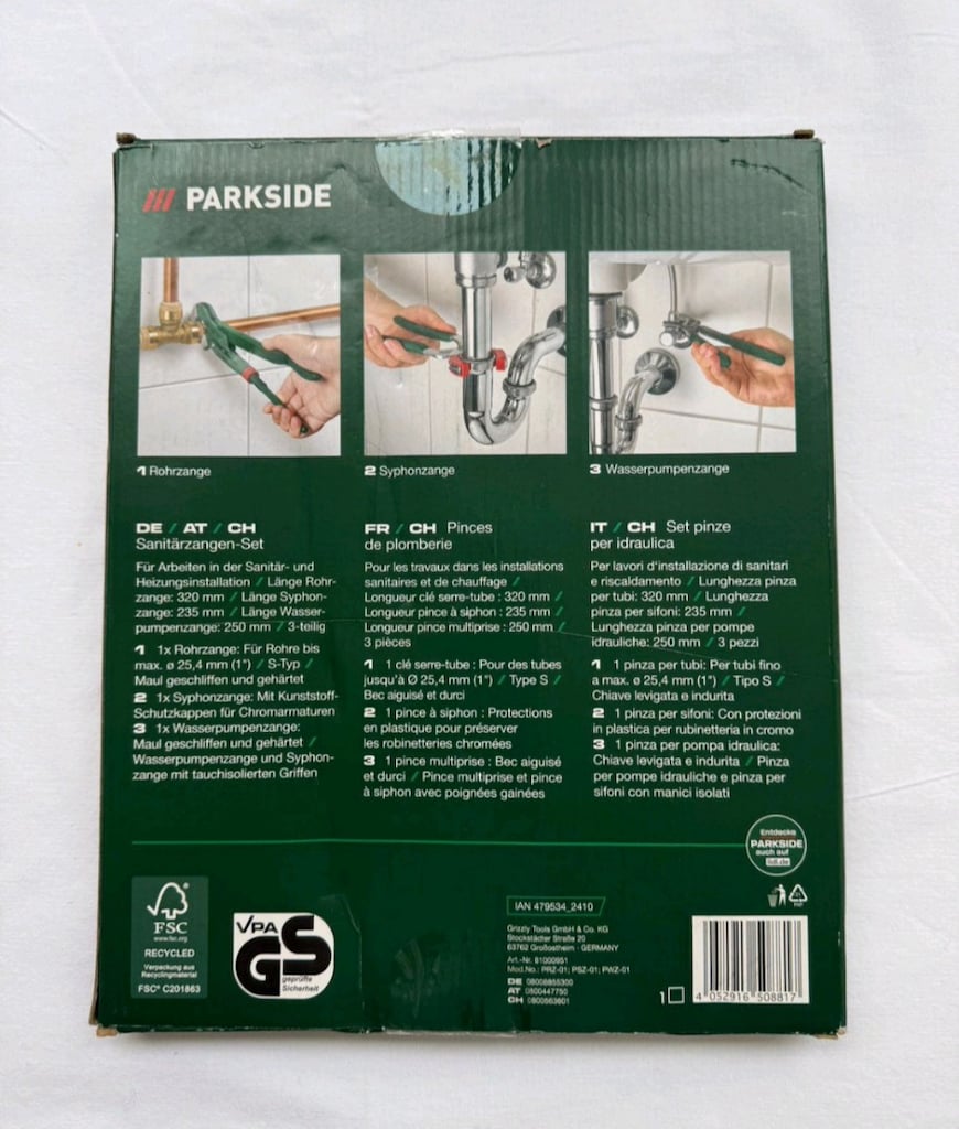 PARKSİDE BORU ÇEŞME ANAHTAR SETİ - 3