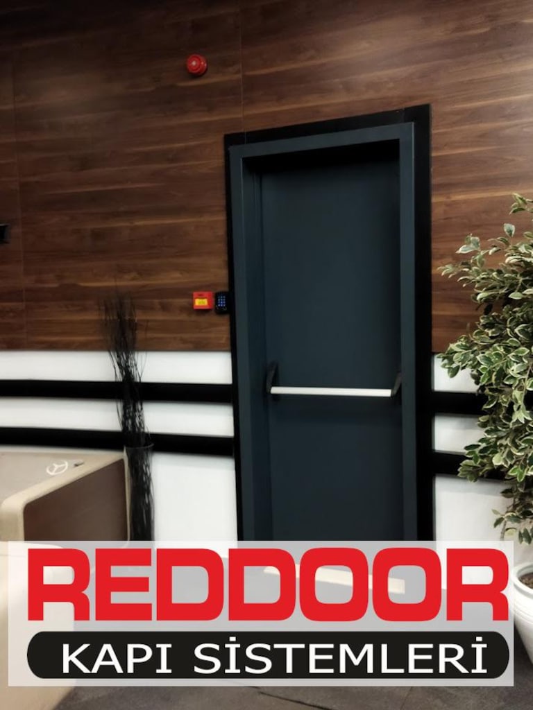 REDDOOR MARKA, E120 SERTİFİKALI ,ÖZEL ÖLÇÜLÜ,YANGIN KAPISI, STOK - 8