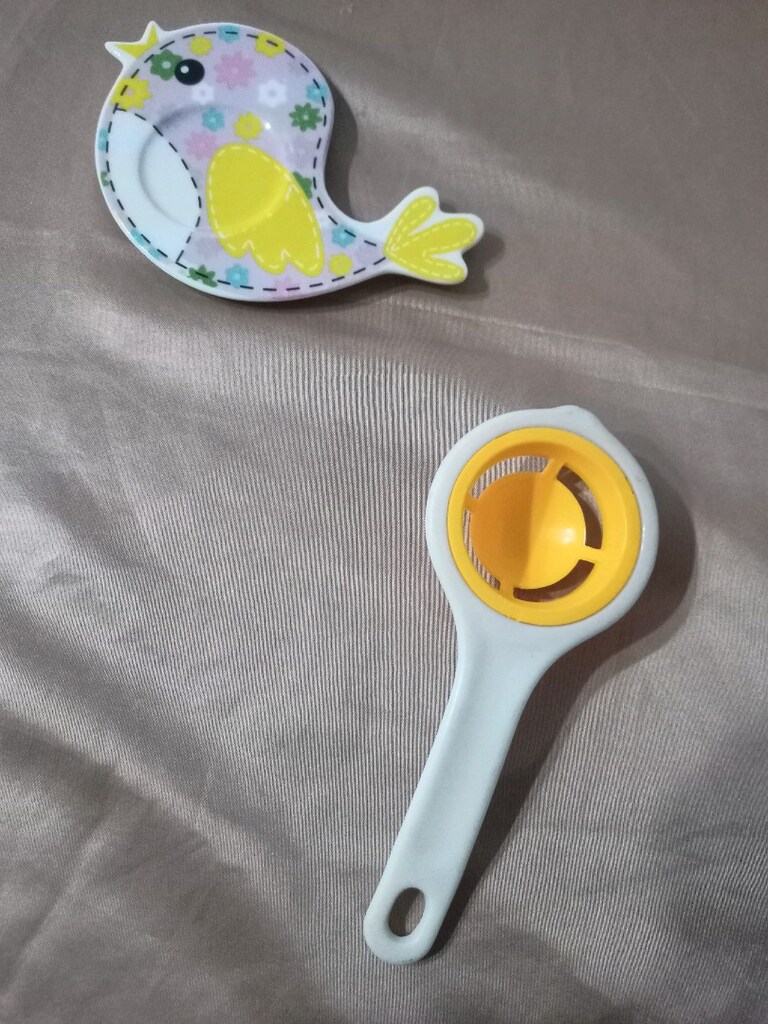 kuş figürlü tabak ve yumurta sarısı ve beyazi ayırıcı - 4