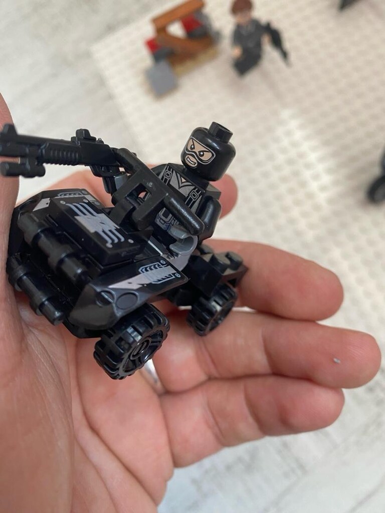 Lego asker swat figür ve arabası - 5