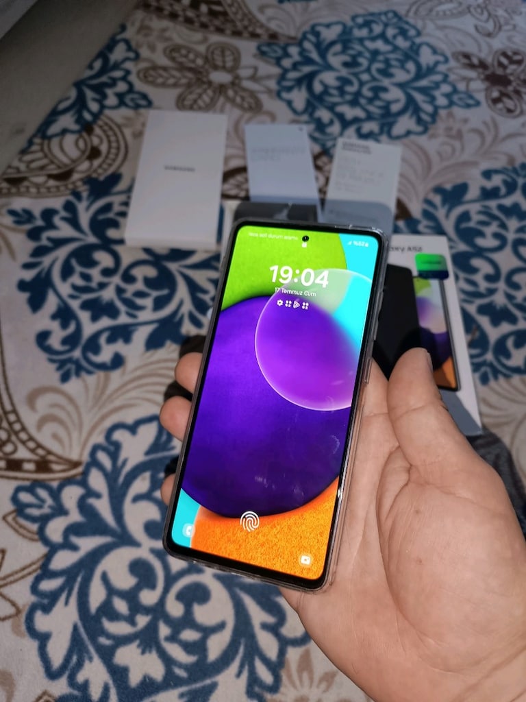 samsung a52 128gb hafiza 8gb ram yurtiçi cihazı ciftsimli NFC var - 12
