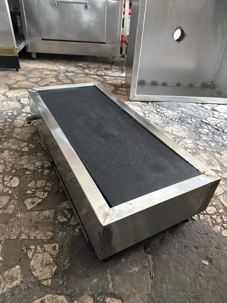 90x40 cm setüstü döküm ısıtıcı döner dürüm yemeklik ısıtıcılı setüstü - 2