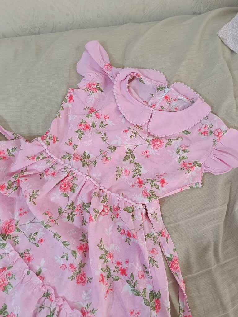 pembe çocuk elbisesi - 2