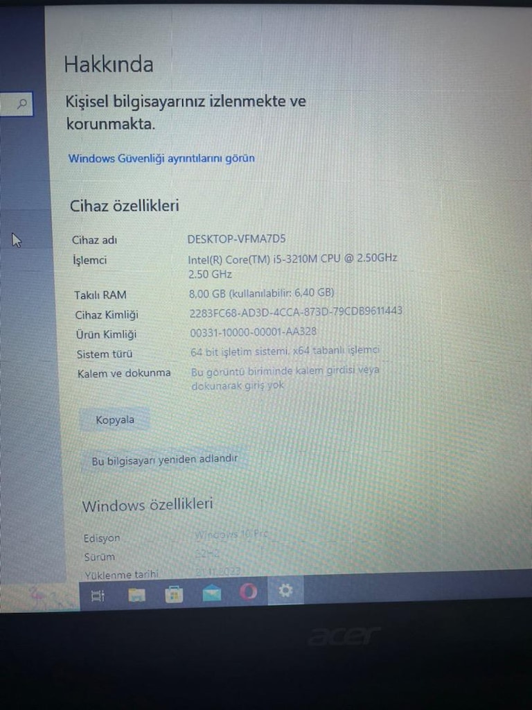 Satılık acer marka laptop - 3