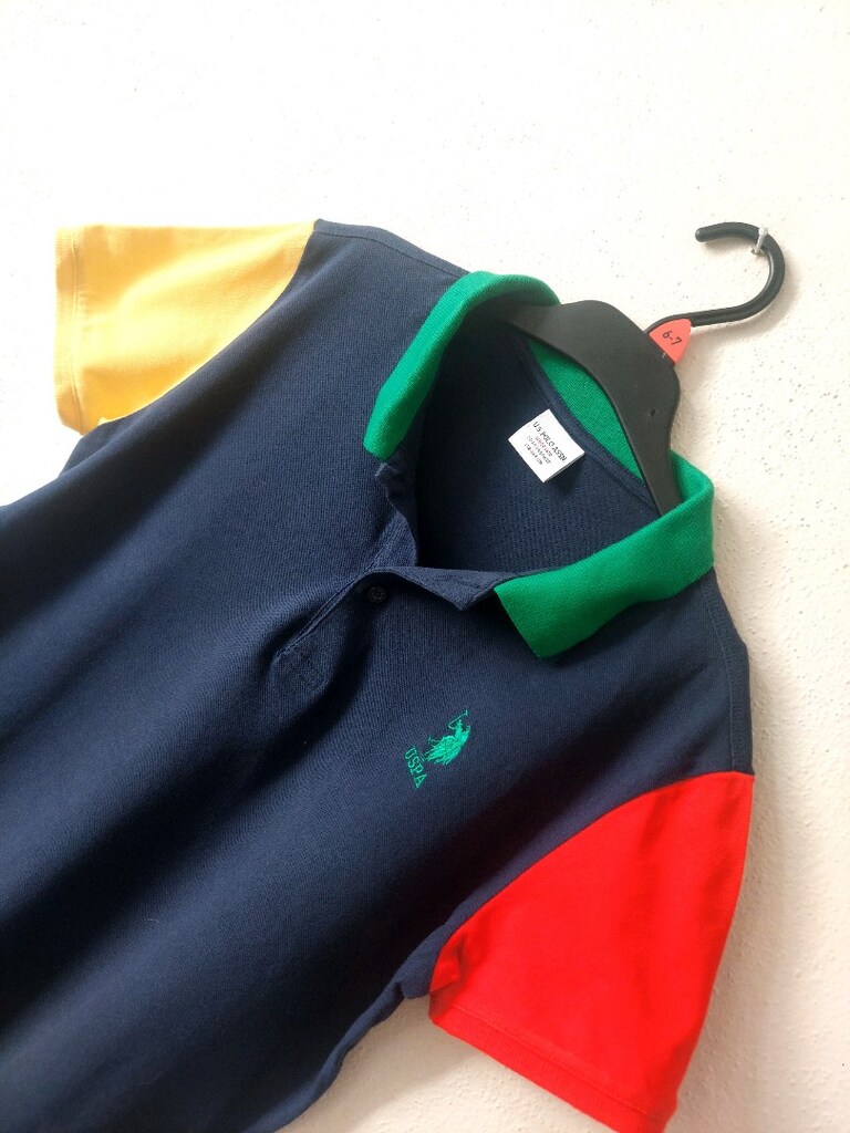 Us Polo Assn erkek çocuk polo yaka tişört - 4