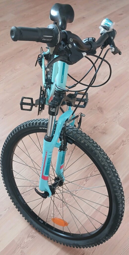 btwin çocuk bisikleti 24 jant Decathlon YENİ GİBİ Ön Sepetli de var - 5