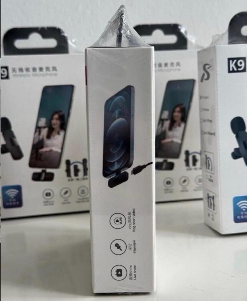 K9 Yaka Mikrofonu 2'li Type-C apple ve android - 6