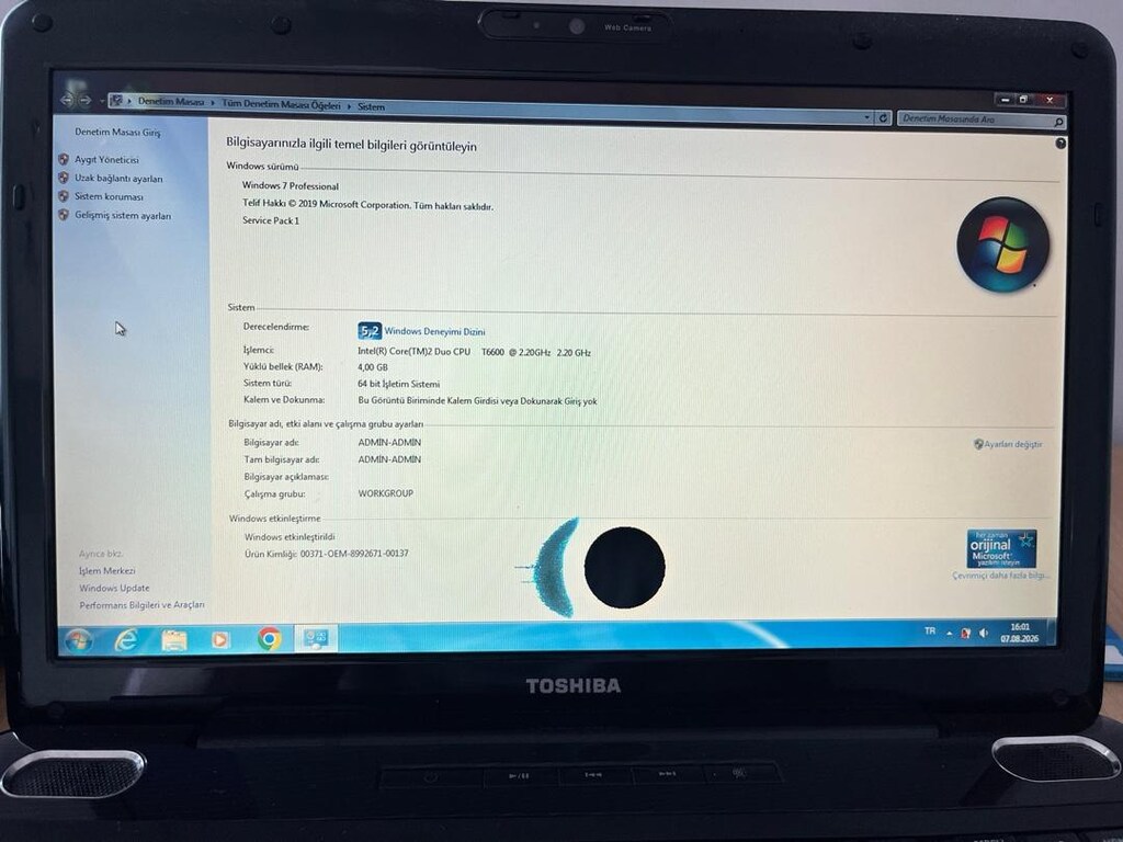 toshiba satellite l505 11E - 6