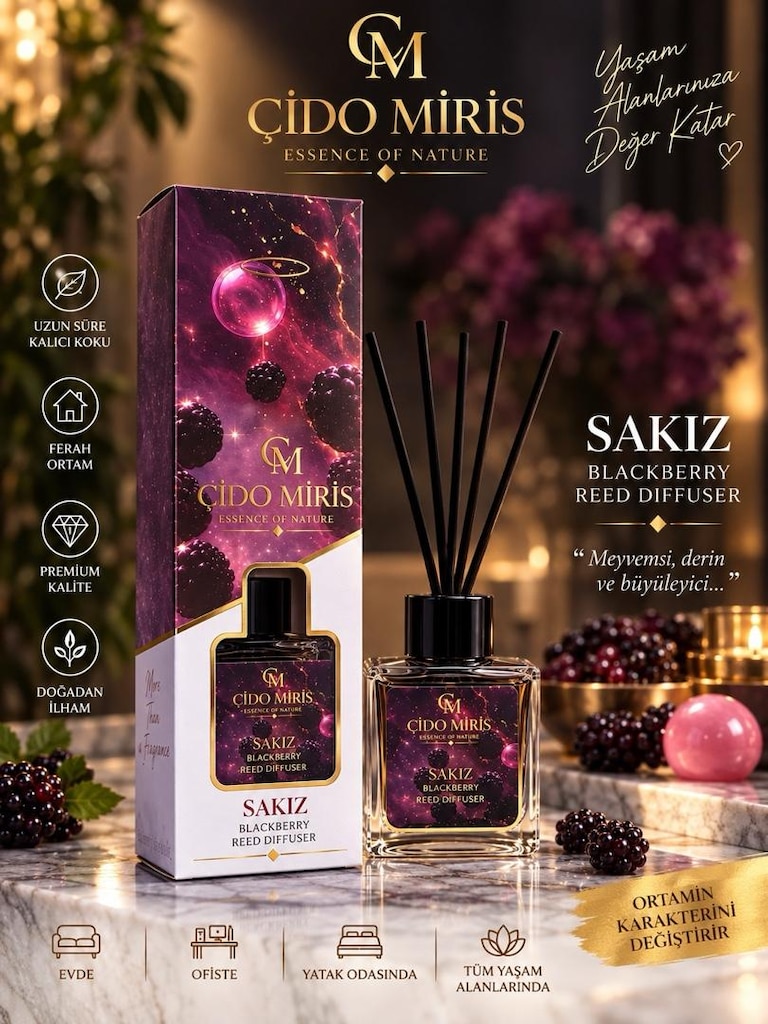 ÇİDO MİRİS 100ML ODA KOKUSU PREMIUM SERİ - 4