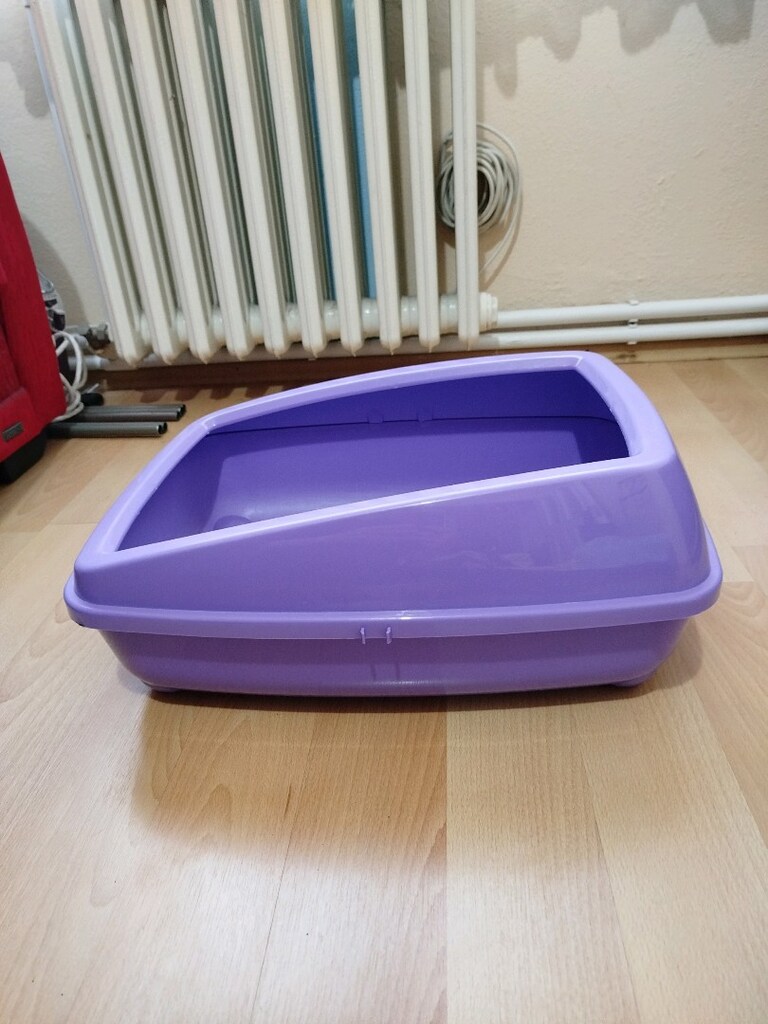 Büyük boy açık kedi tuvaleti 47x35 cm - 4