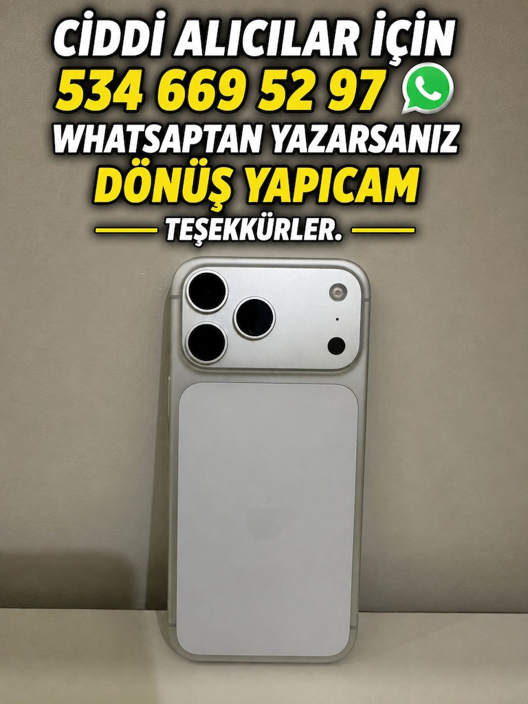 iPhone 17 Pro Max 256 GB Yurt içi 25 günlük nokta hatasız - 2