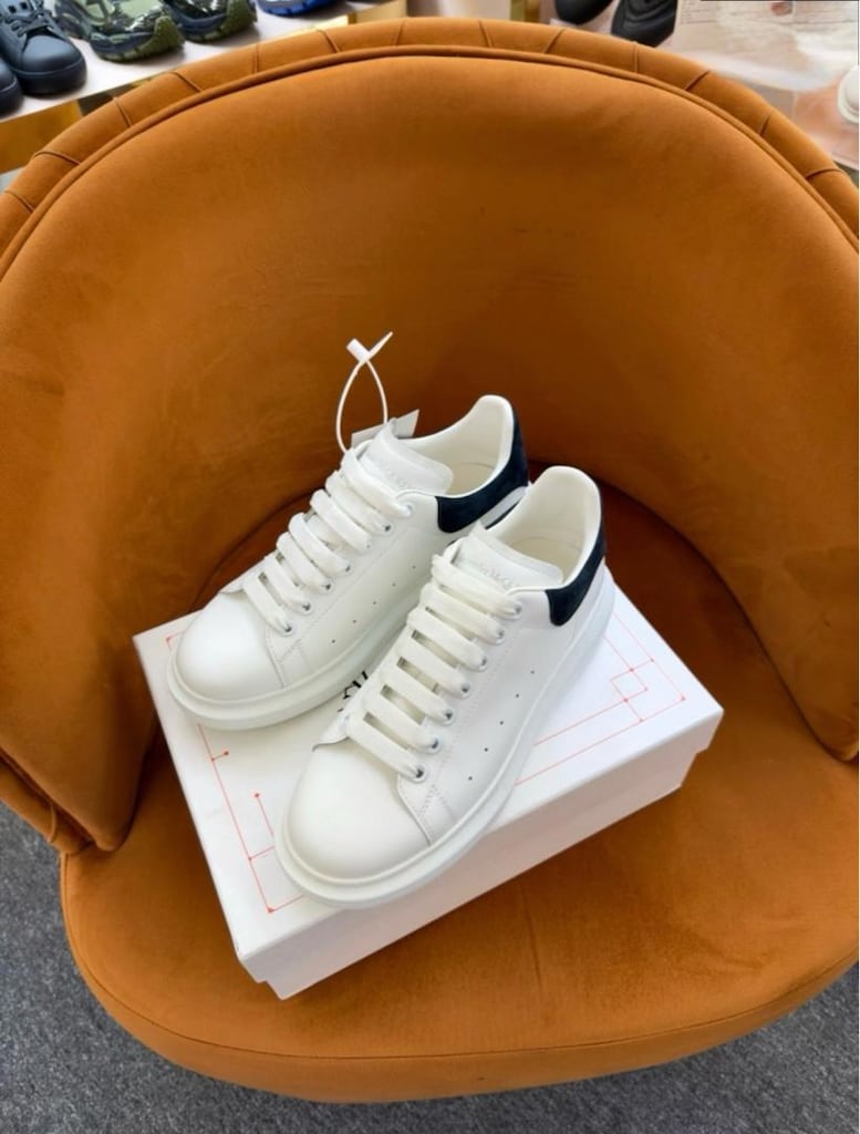 Alexander McQueen Siyah-Beyaz Sneaker 42 - 5