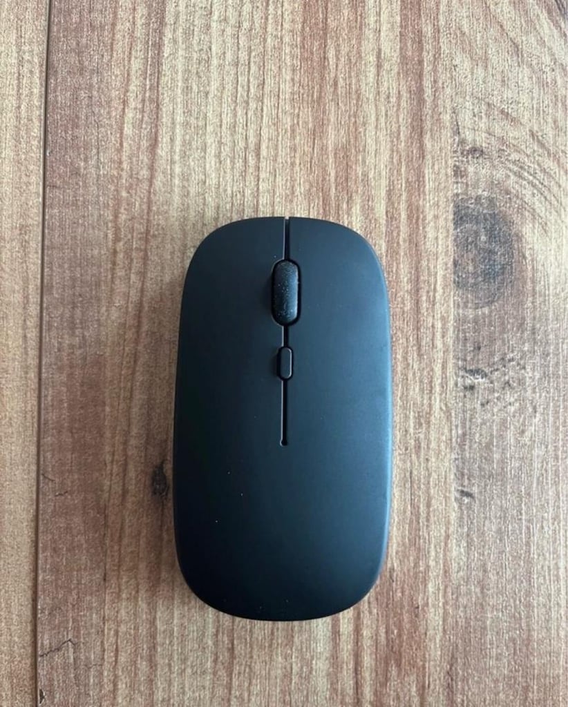 Siyah Kompakt Kablosuz Klavye mouse ve şarj aleti - 3