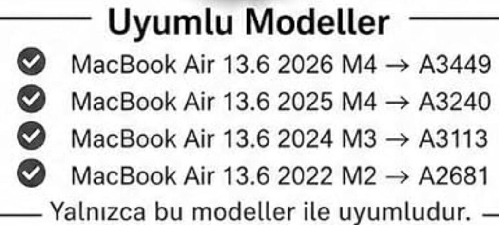 MacBook Air 13.6” Laptop Kılıfı - 4
