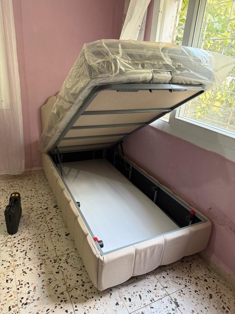 ultra lüks tek kişilik baza başlık yatak sıfır ürün dev kampanya - 5