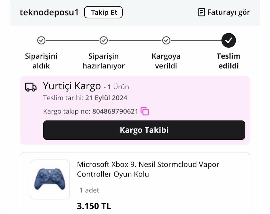 Xbox Controller 9. Nesil Stormcloud Vapor - 8
