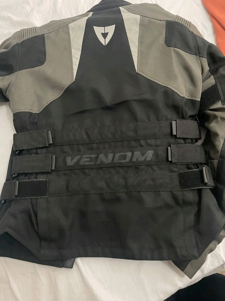 Venom kadın motorcu montu - 8