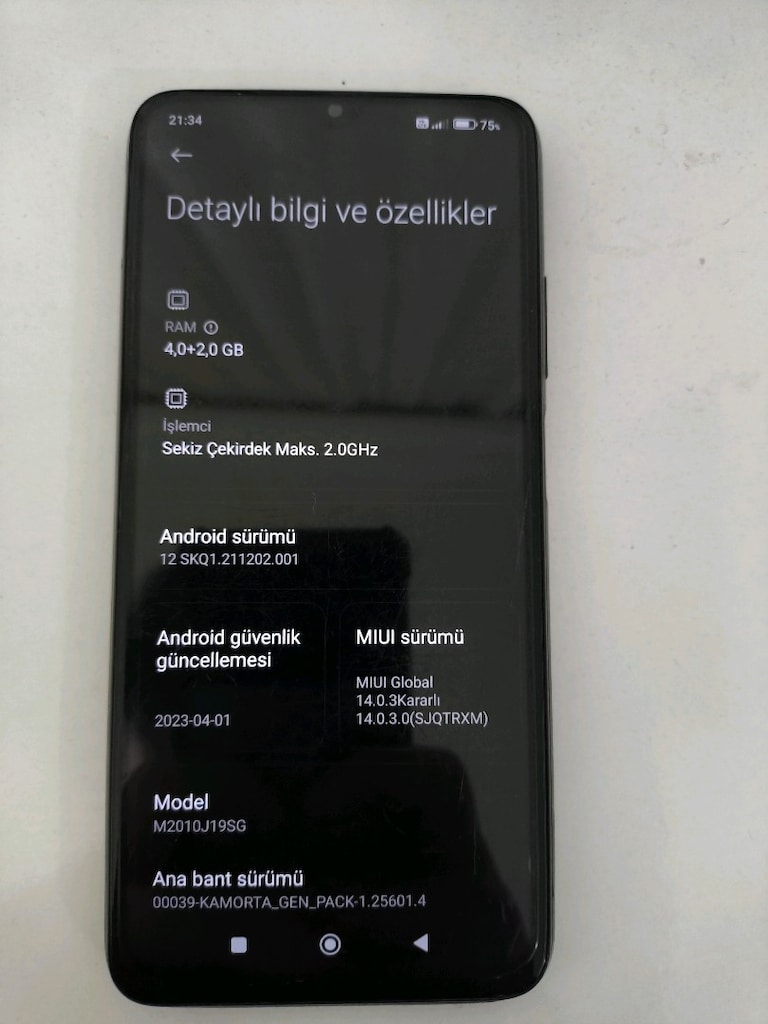 XİAOMİ REDMİ 9T 128 GB TR 4+2 RAM - 6