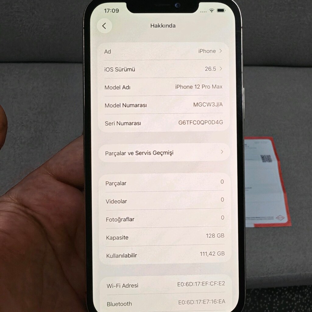 iPhone 12 Pro Max 128 pil 100 11 ay garantili faturalı - 5