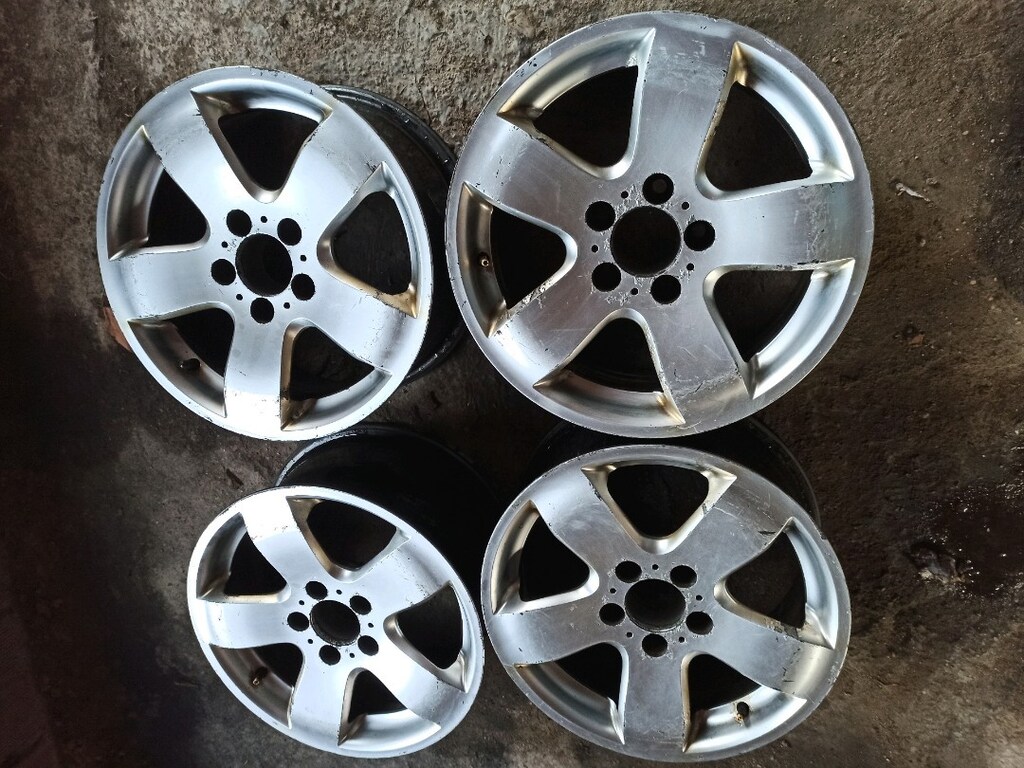 16 inç Mercedes w211 w210 w124 5x112 bijon aralığında Jant takımı - 7