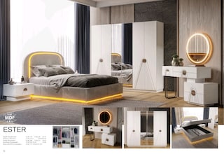 Yeni Sezon Yatak Odası Takımı SIFIR MDF KAPIDA ÖDEME - 5