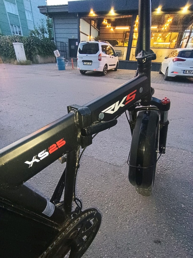 satılık rks elektrikli katlanır bisiklet 2024 model - 6