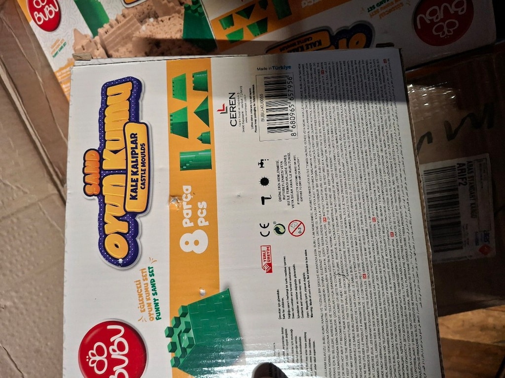 Oyun Kumu Ve Kale Kalıplı Set - 3