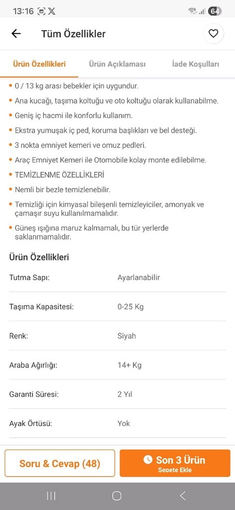Kanz VGO Travel Bebek Arabası - 6